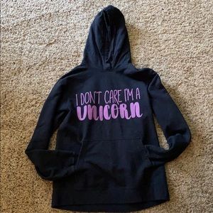 Girls Unicorn Hoodie